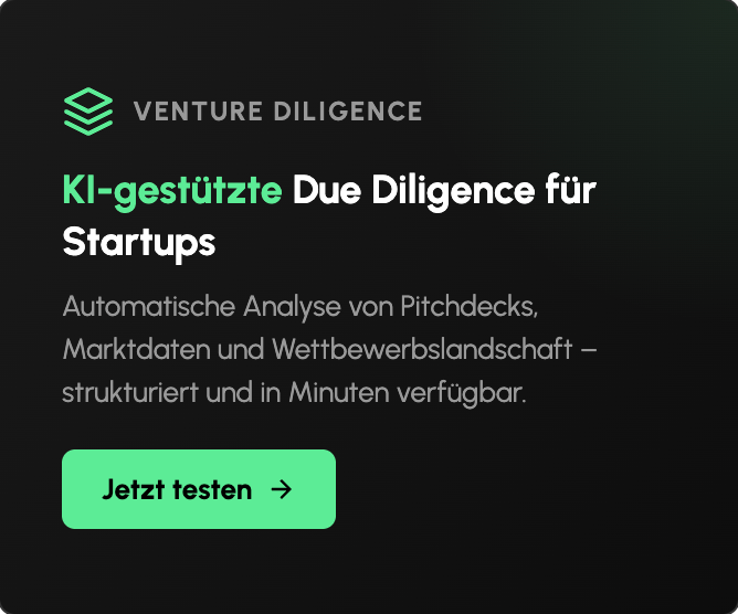 Venture Diligence - Startup Analysen